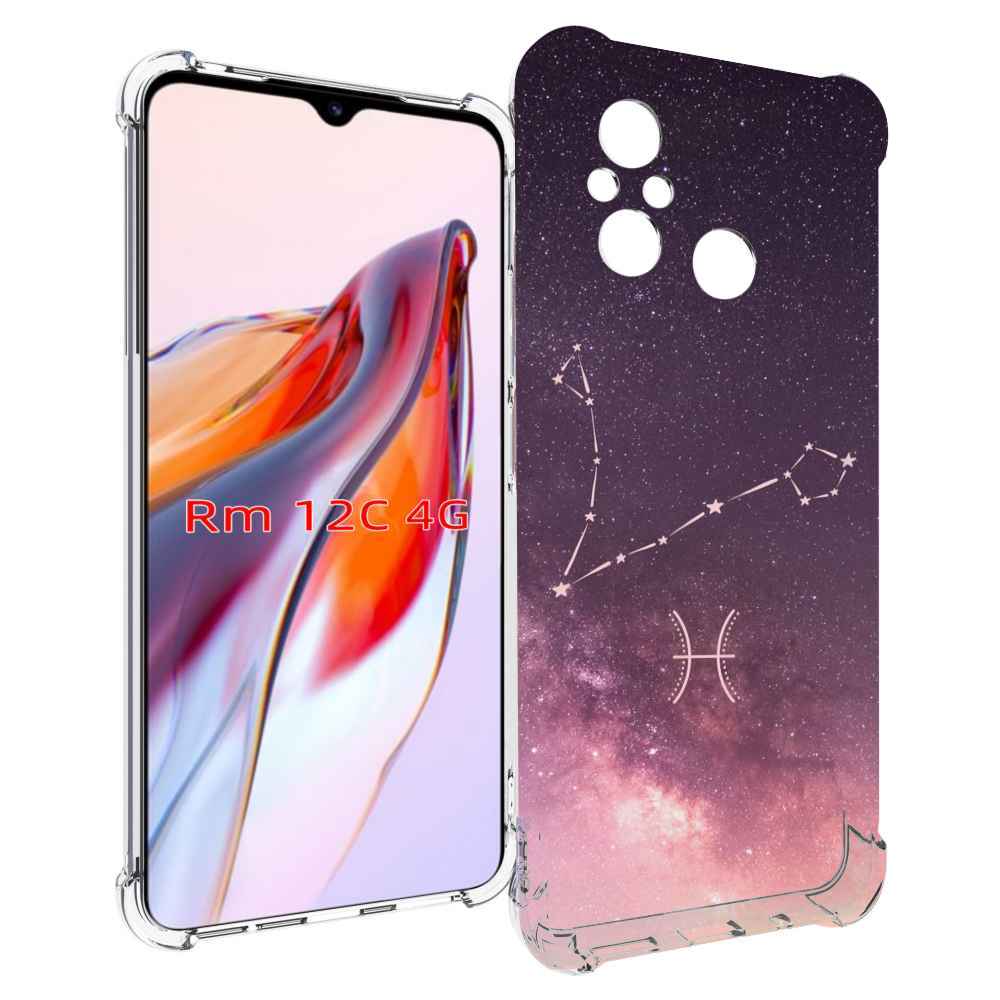 

Чехол MyPads знак зодиака рыбы 5 для Xiaomi Redmi 12C / Poco C55, Tocco