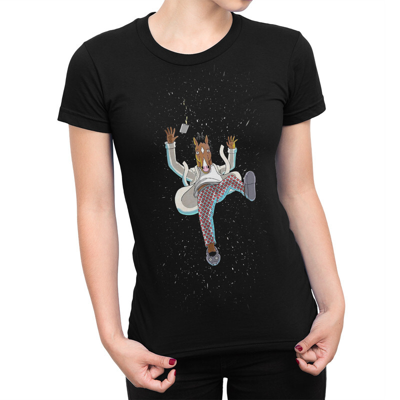 

Футболка женская Dream Shirts BoJack - Конь БоДжек 555989111 черная S, BoJack - Конь БоДжек 555989111