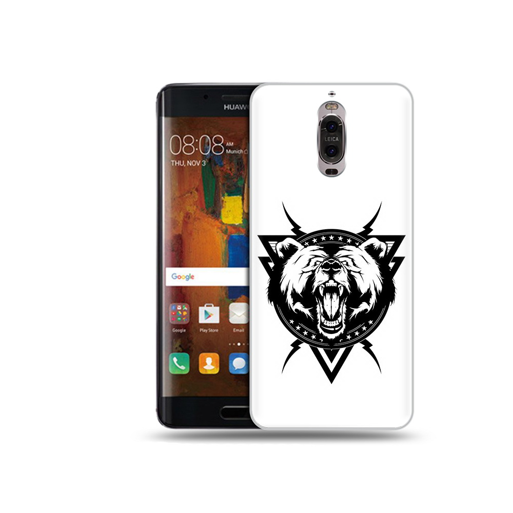 

Чехол MyPads Tocco для Huawei Mate 9 Pro медведь в треугольнике (PT50613.55.464), Прозрачный, Tocco