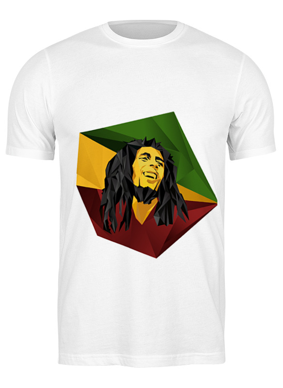 

Футболка мужская Printio Bob marley белая 2XL, Белый, Bob marley
