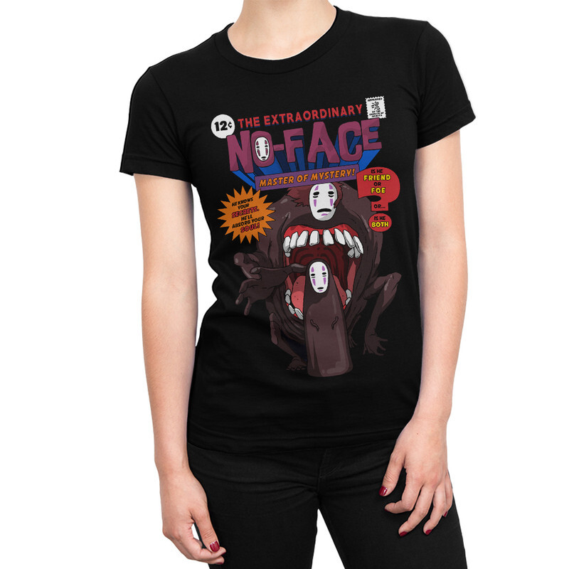 

Футболка женская Dream Shirts Безликий - Комикс 555994111 черная 3XL, Безликий - Комикс 555994111