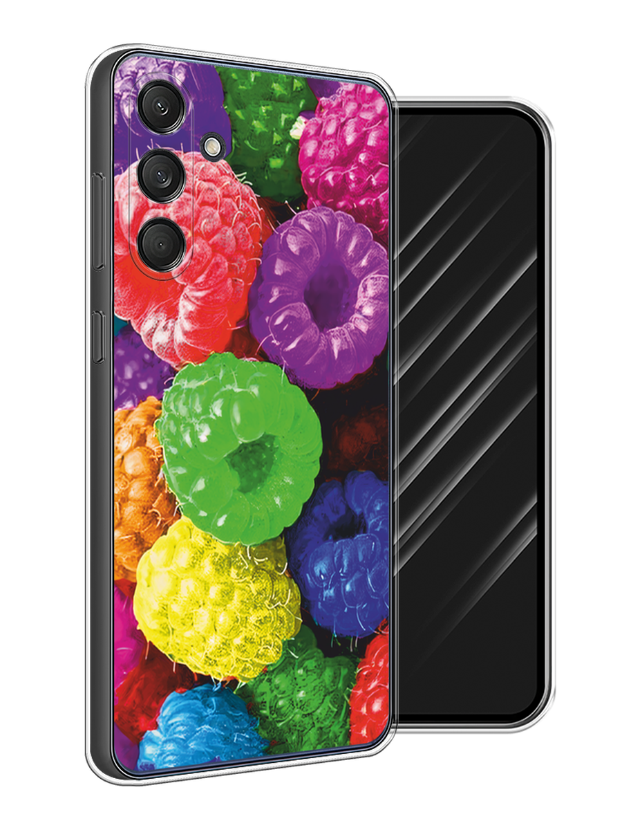 

Чехол Awog на Samsung Galaxy M55 "Разноцветная малина", Разноцветный, 2109650-1