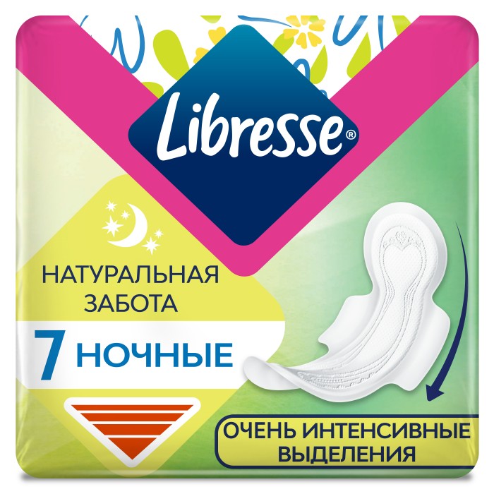

Прокладки Libresse Natural Care Maxi 7штук 3 упаковки, либресс натуреа