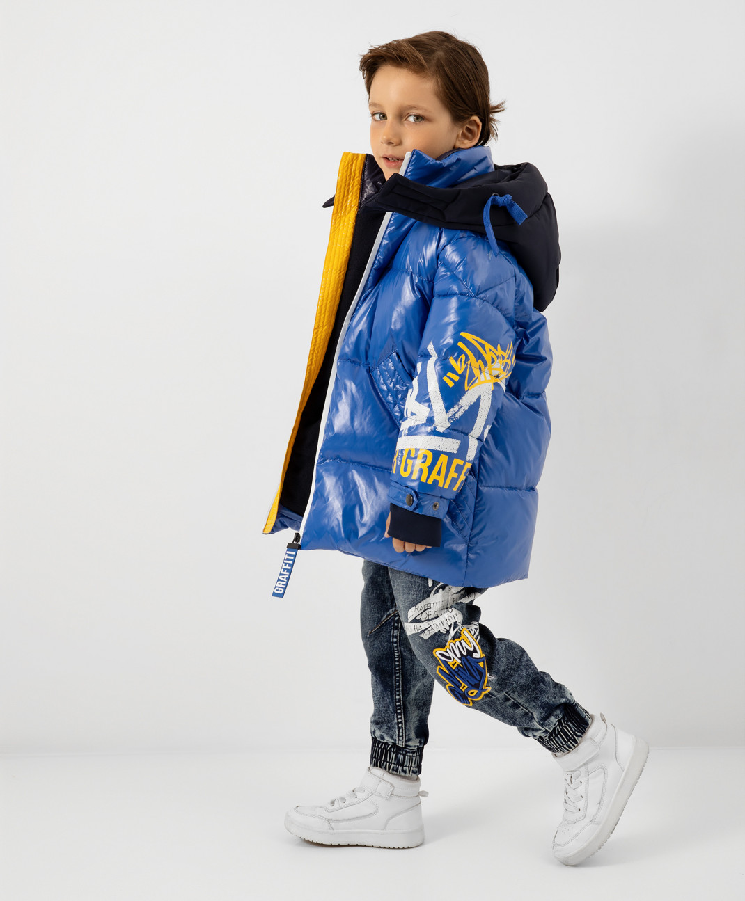 Купить Куртка детская Gulliver 22206BMC4108 цв. синий р. 116,