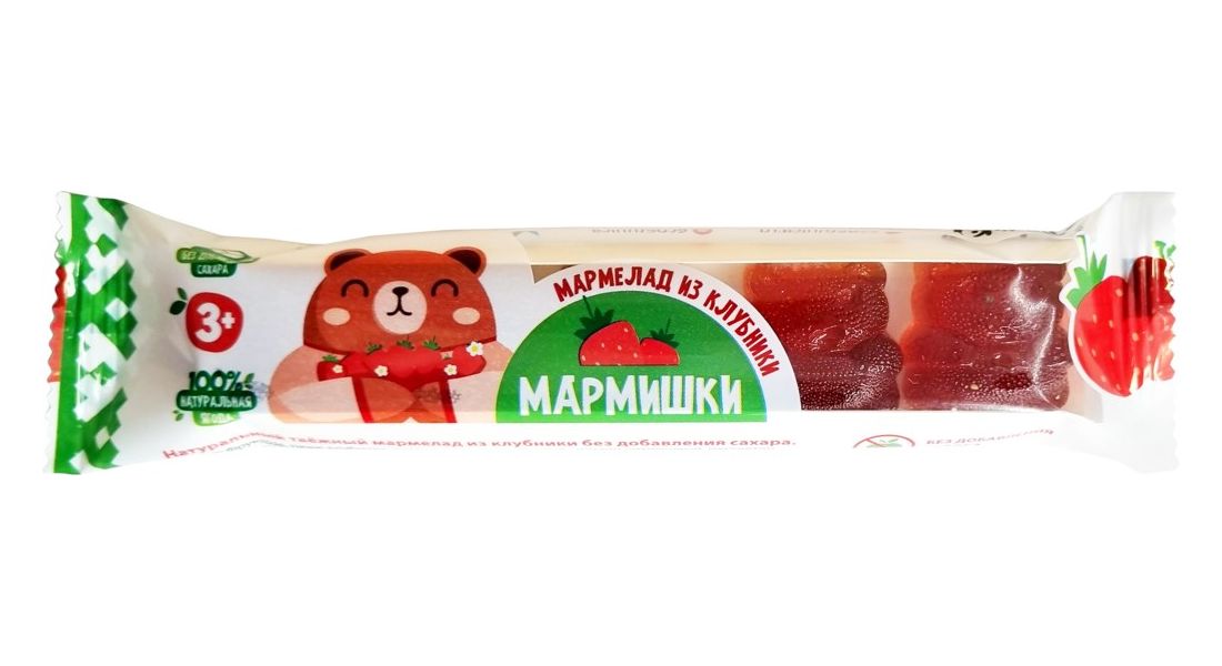 

Мармелад Фабрика счастья Мармишки из клубники 60 г