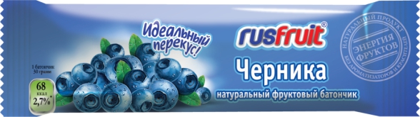 Батончик RusFruit Черника