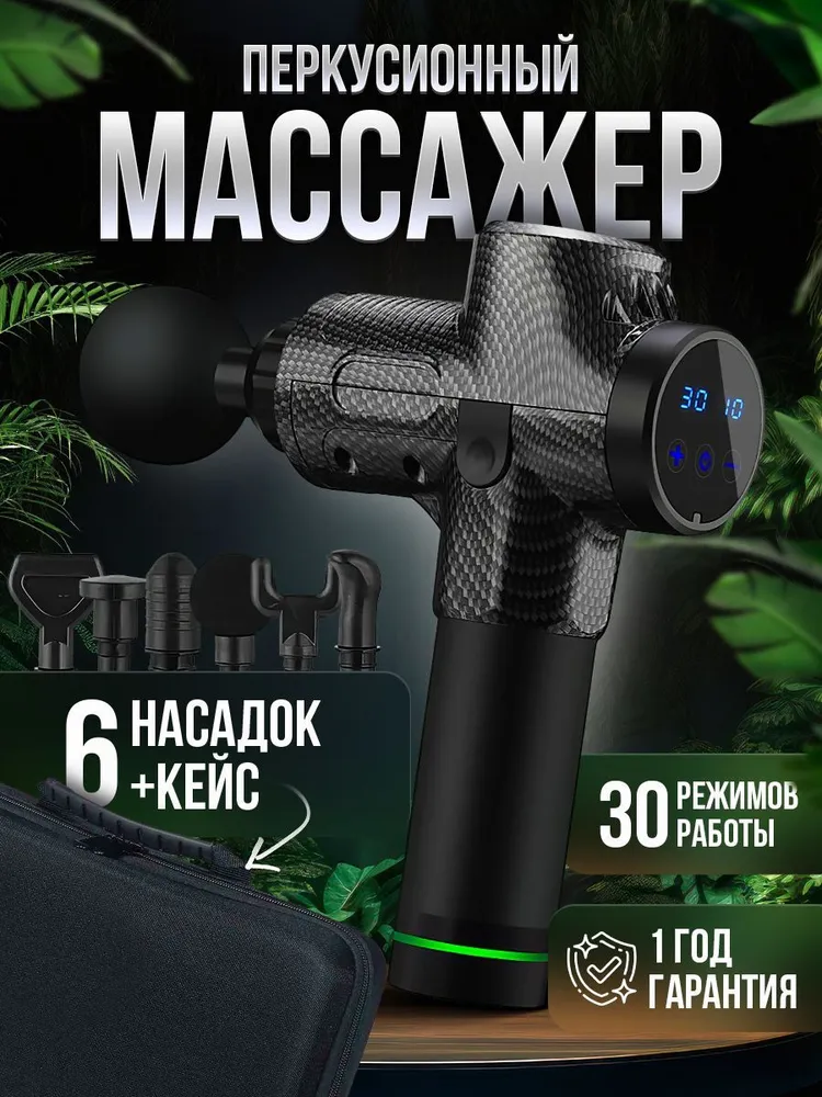 

Массажер перкуссионный NICE черный