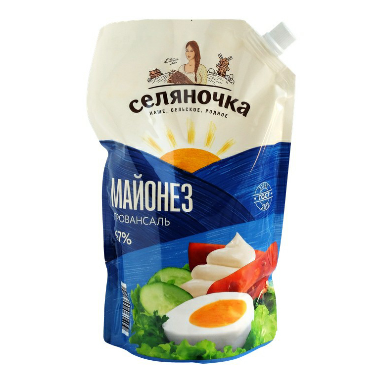 

Майонез Селяночка Провансаль 67% 720 мл