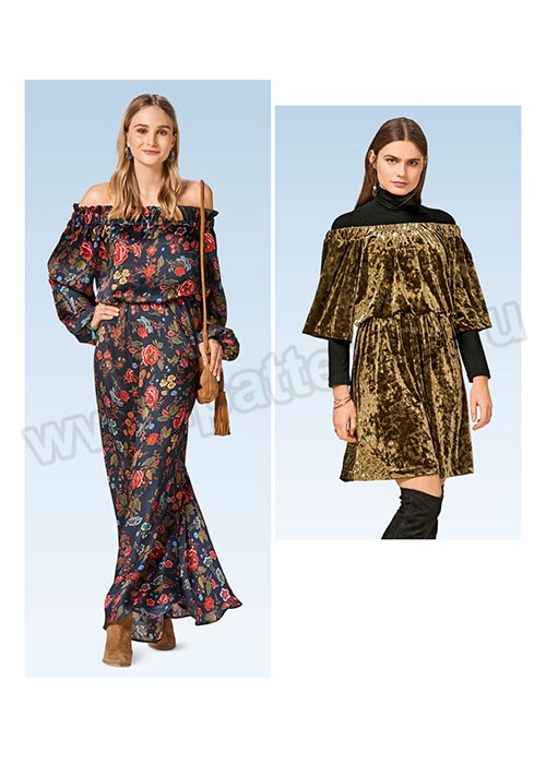 

Выкройка Burda №6474 — Платье