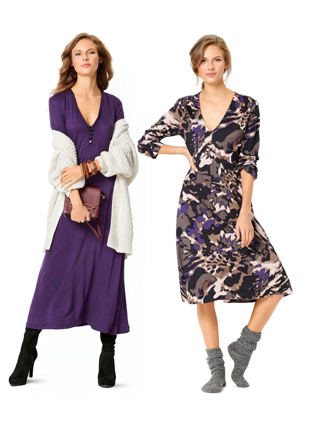 

Выкройка Burda №6271 — Платье миди