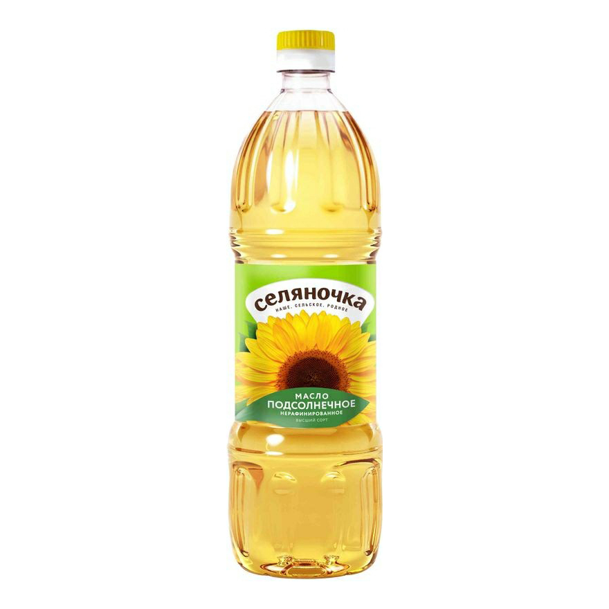 

Масло подсолнечное Селяночка 900 мл