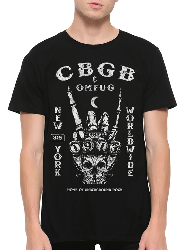 фото Футболка мужская dreamshirts cbgb рок клуб черная 2xl