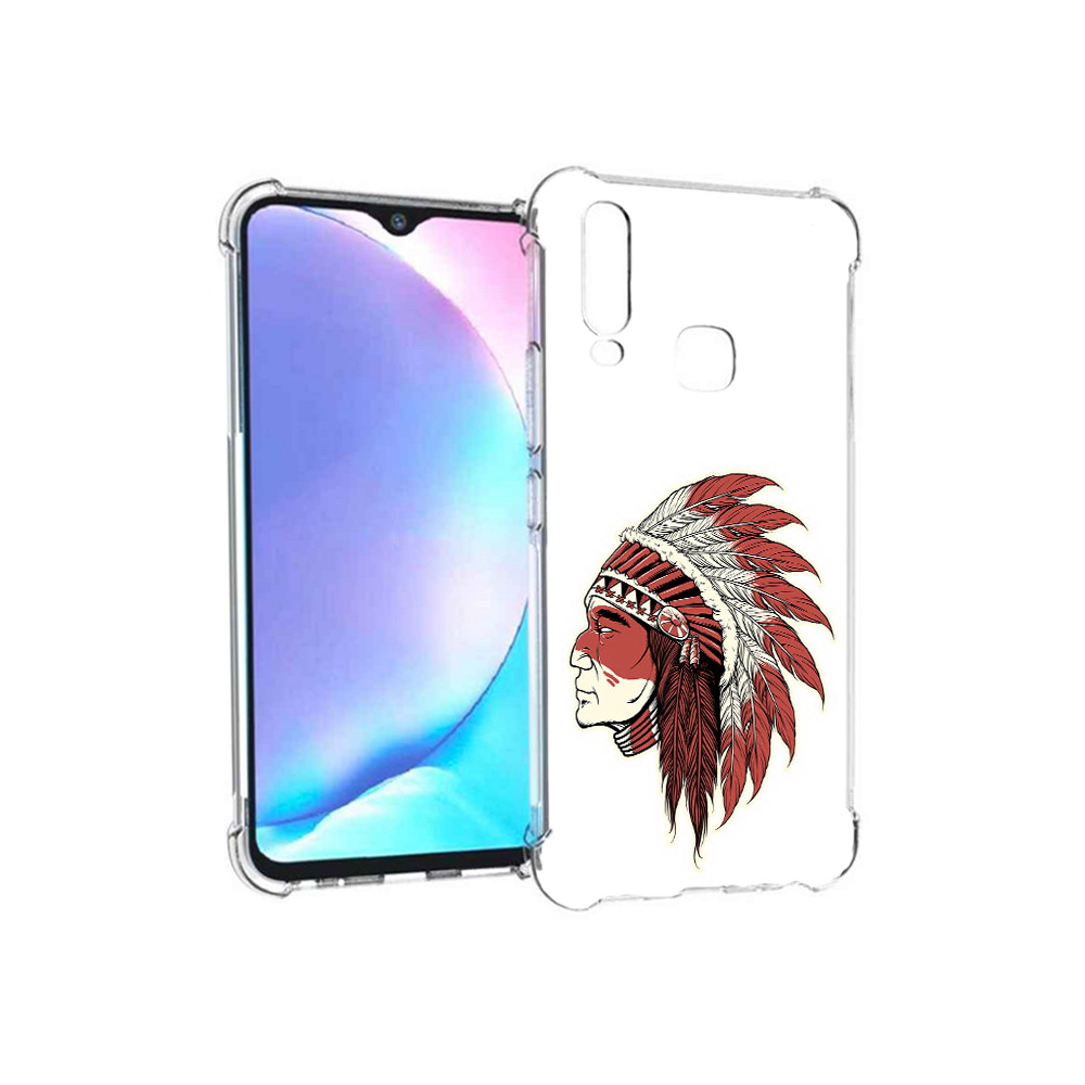 

Чехол MyPads Tocco для Vivo Y17 красный индеец (PT136369.382.411), Tocco