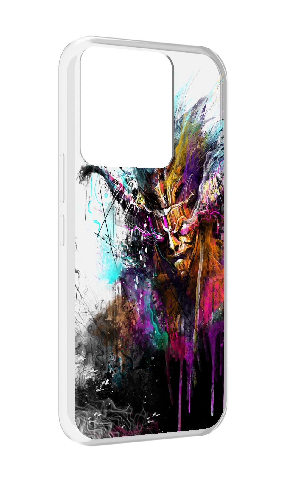 

Чехол MyPads яркий дьявол для Tecno Spark Go 2022 / Tecno Spark 8C, Прозрачный, Tocco