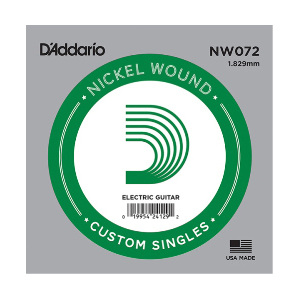 

Струна для электрогитары DAddario NW072 Nickel Wound, NW072 Nickel Wound