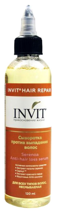 

Сыворотка против выпадения волос Invit Serenoa Anti-hair Loss Serum 120 мл