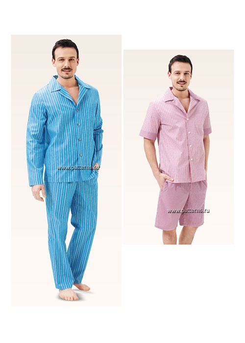 

Выкройка Burda №6741 — Мужская пижама