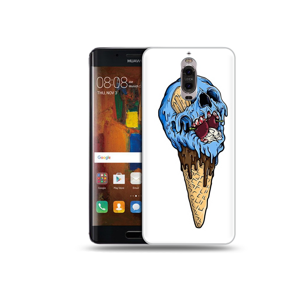 

Чехол MyPads Tocco для Huawei Mate 9 Pro мороженное череп (PT50613.55.484), Прозрачный, Tocco