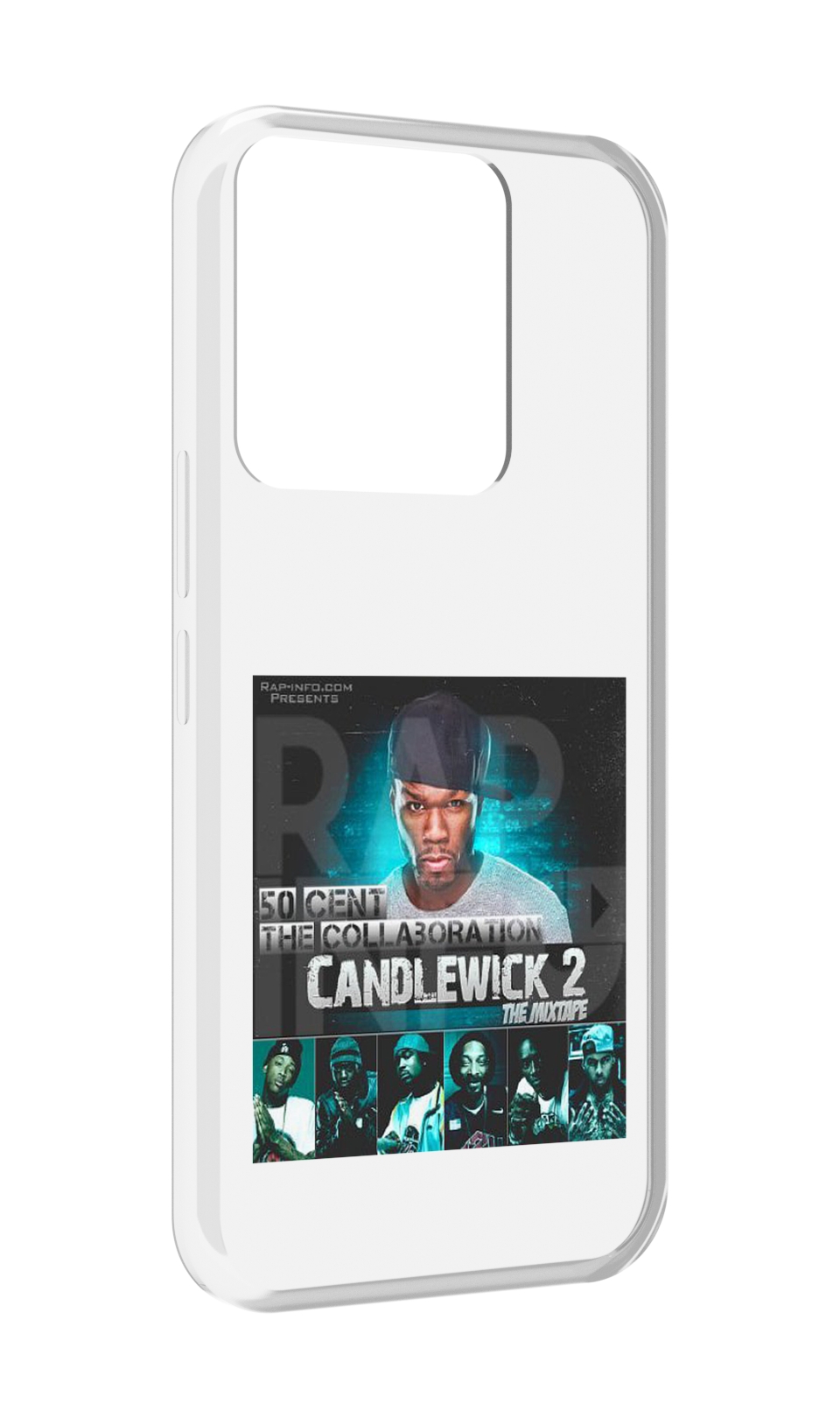 Чехол MyPads 50 Cent - CandleWick 2 для Tecno Spark Go 2022 / Tecno Spark 8C