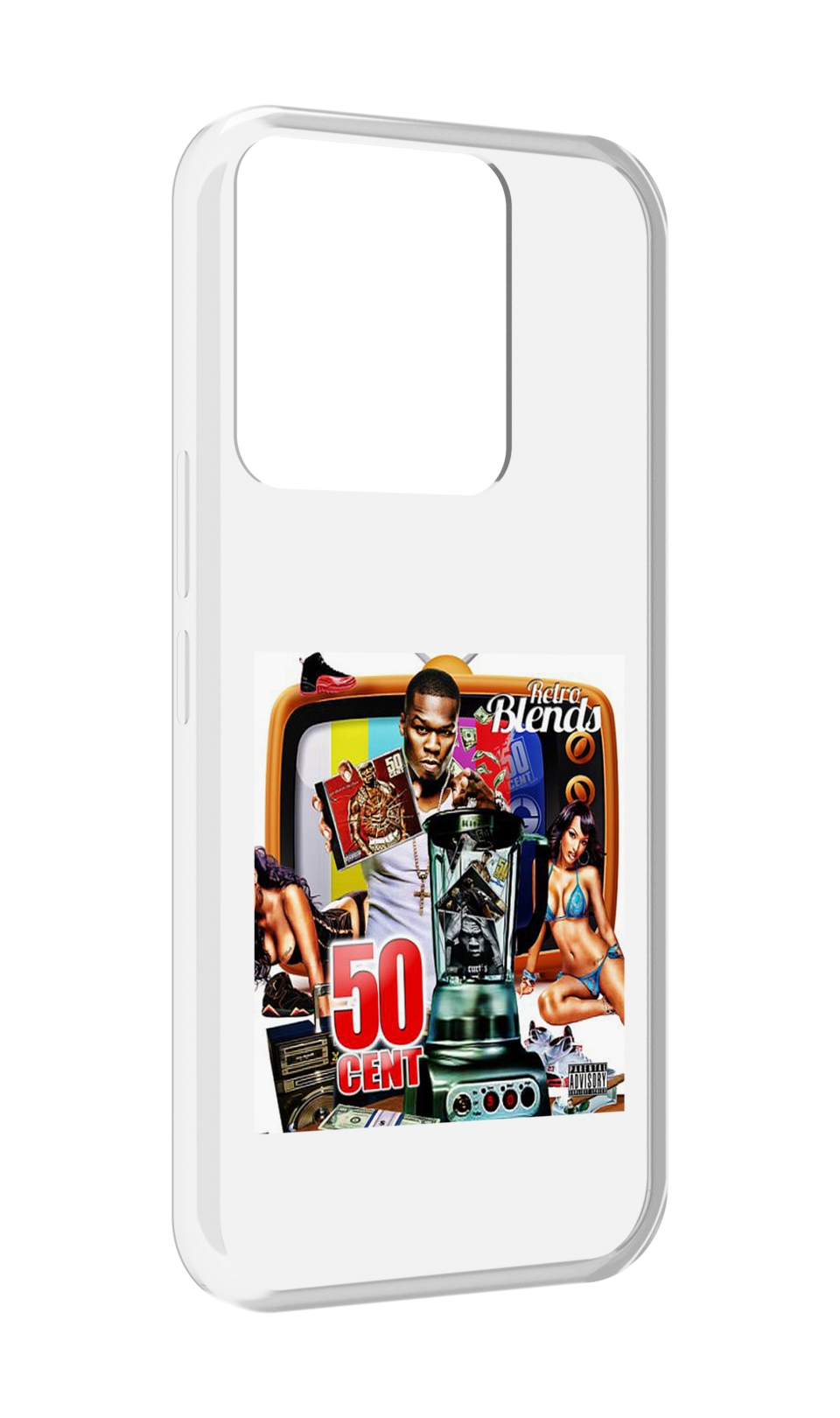 

Чехол MyPads 50 Cent - Retro 50 Cent Blends для Tecno Spark Go 2022 / Tecno Spark 8C, Прозрачный, Tocco