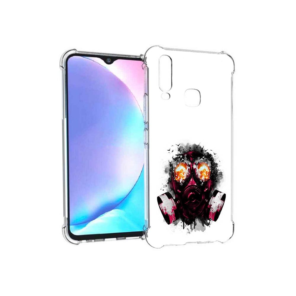 

Чехол MyPads Tocco для Vivo Y17 красный противогаз (PT136369.382.412), Tocco