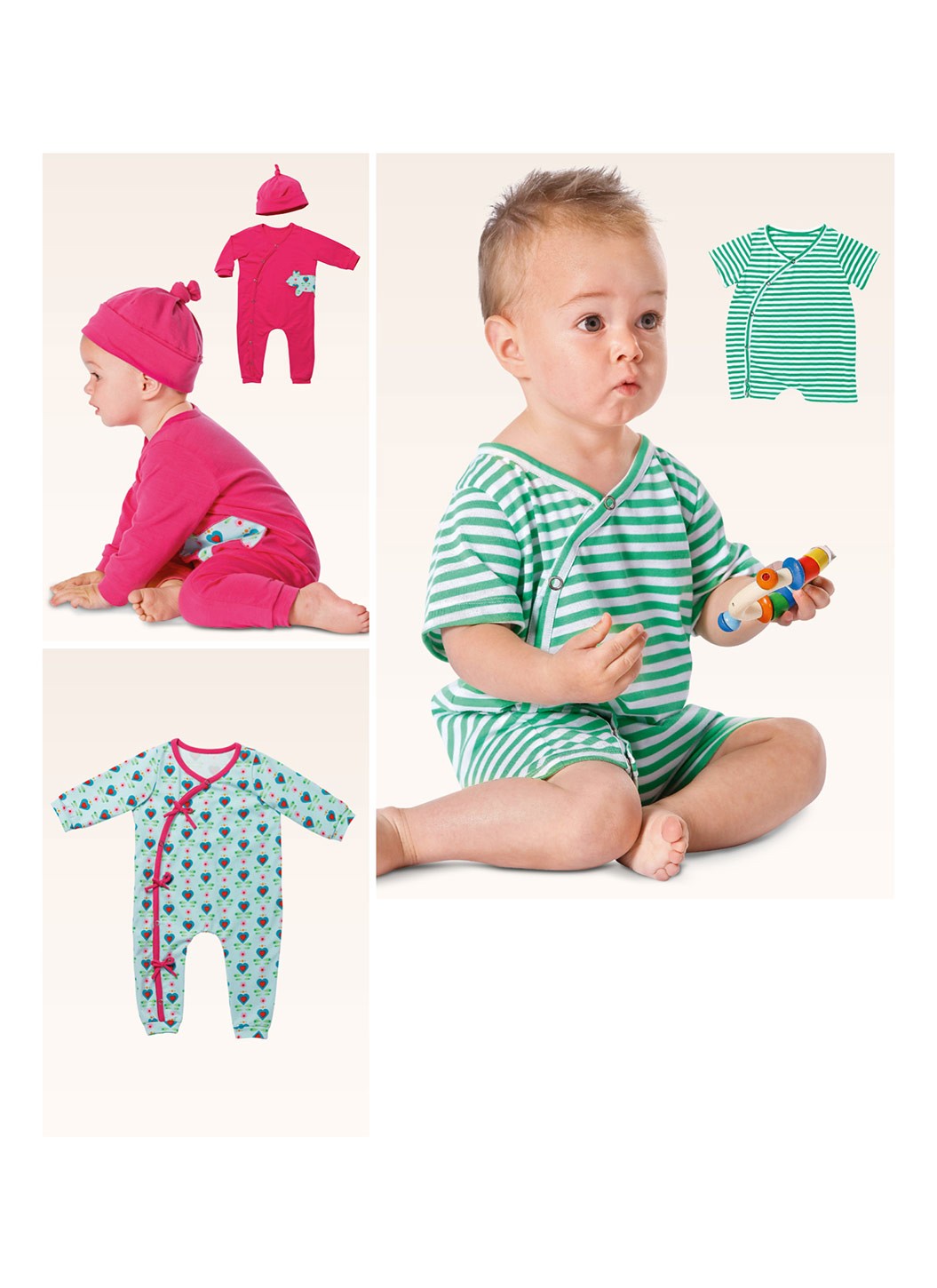 

Выкройка Burda №9434 — Комбинезон, Шапочка