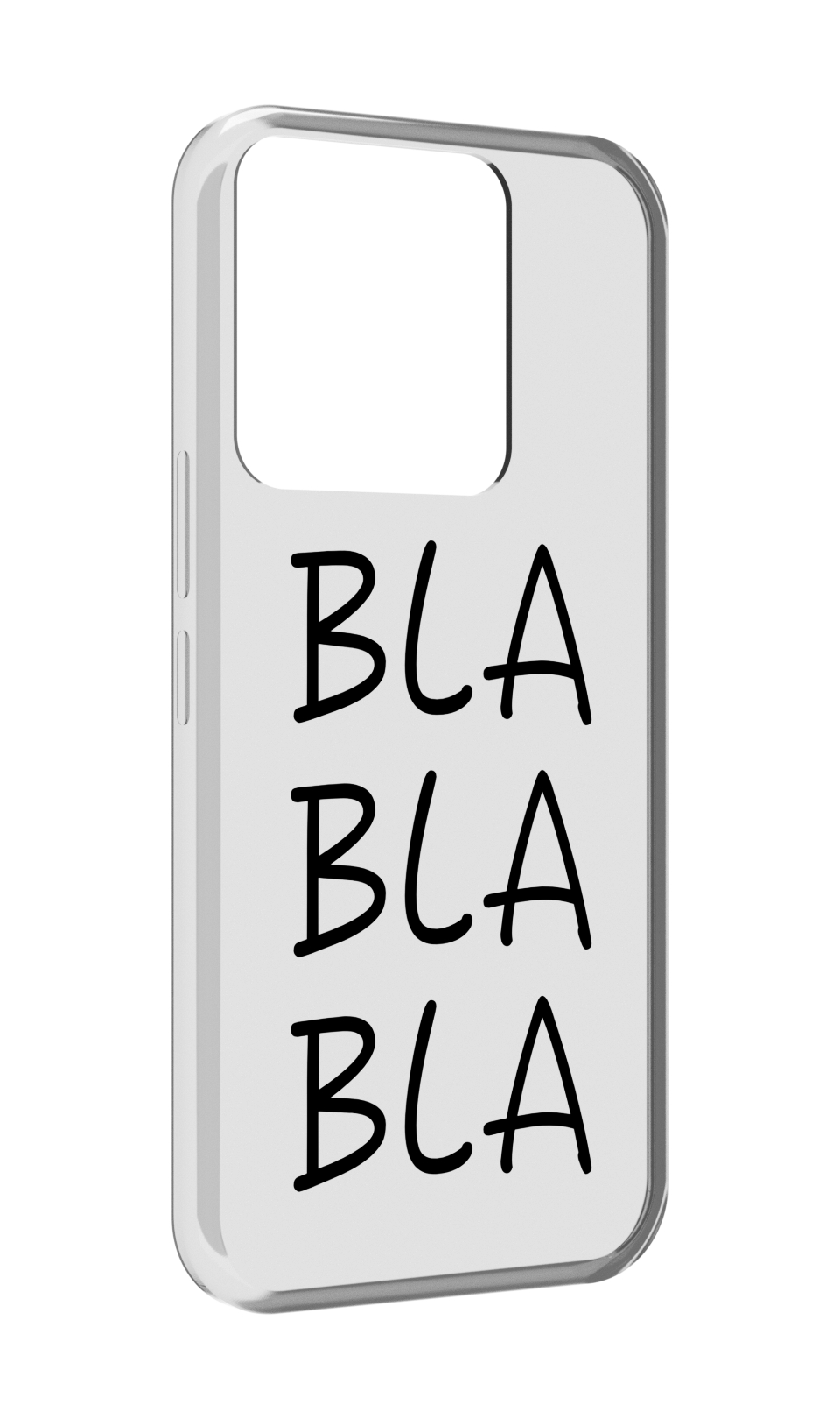 

Чехол MyPads Bla-Bla для Tecno Spark Go 2022 / Tecno Spark 8C, Прозрачный, Tocco