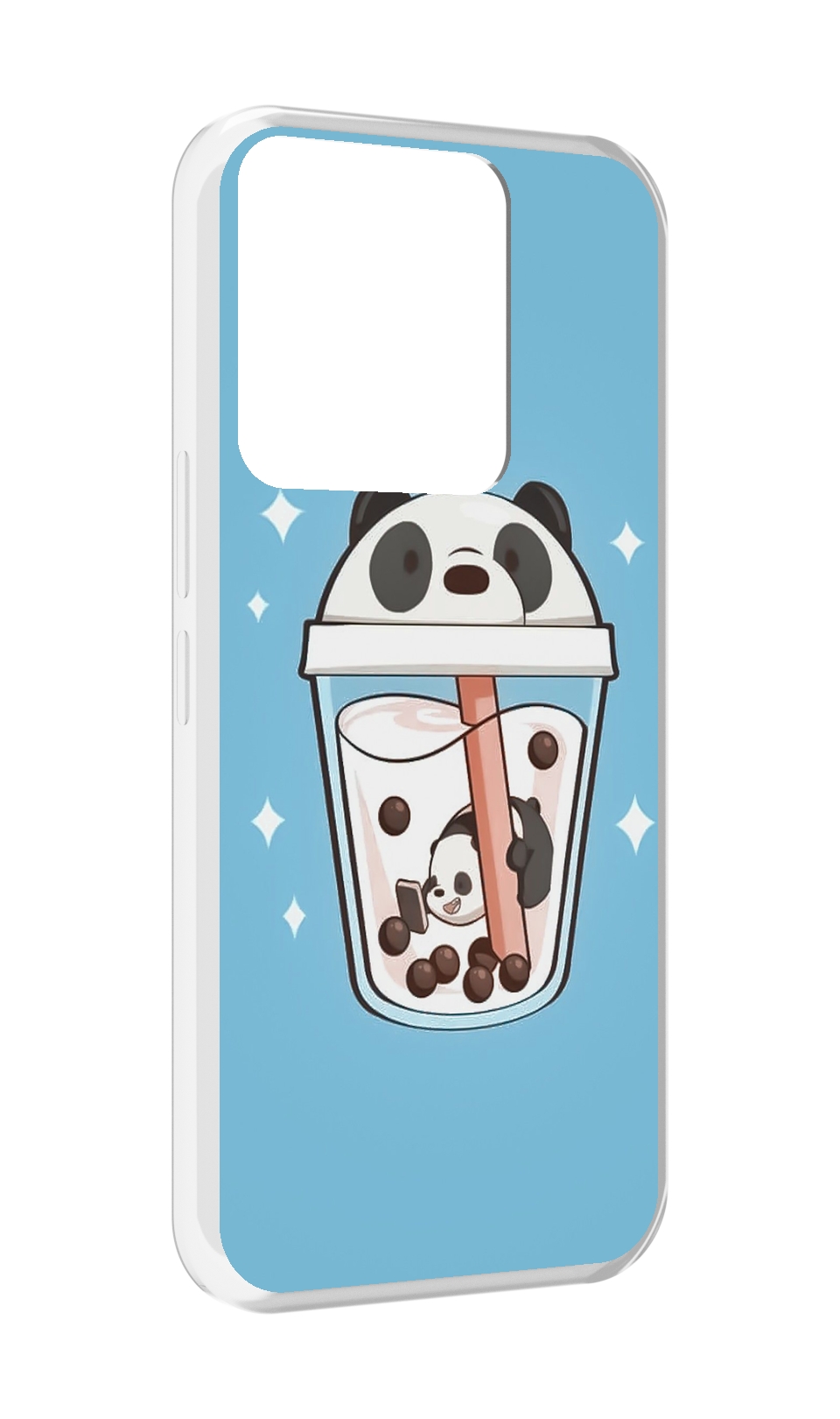 

Чехол MyPads Bubble tea для Tecno Spark Go 2022 / Tecno Spark 8C, Прозрачный, Tocco