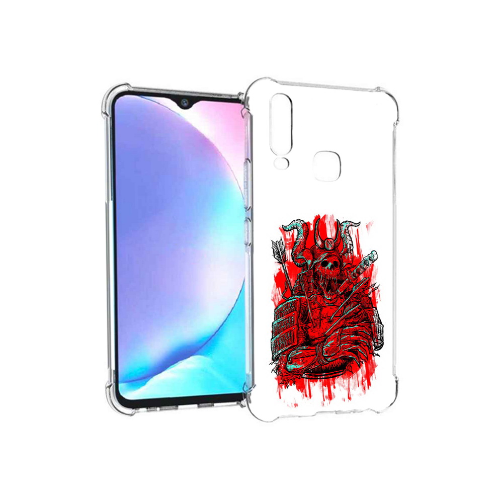 

Чехол MyPads Tocco для Vivo Y17 красный скелет воин (PT136369.382.413), Tocco