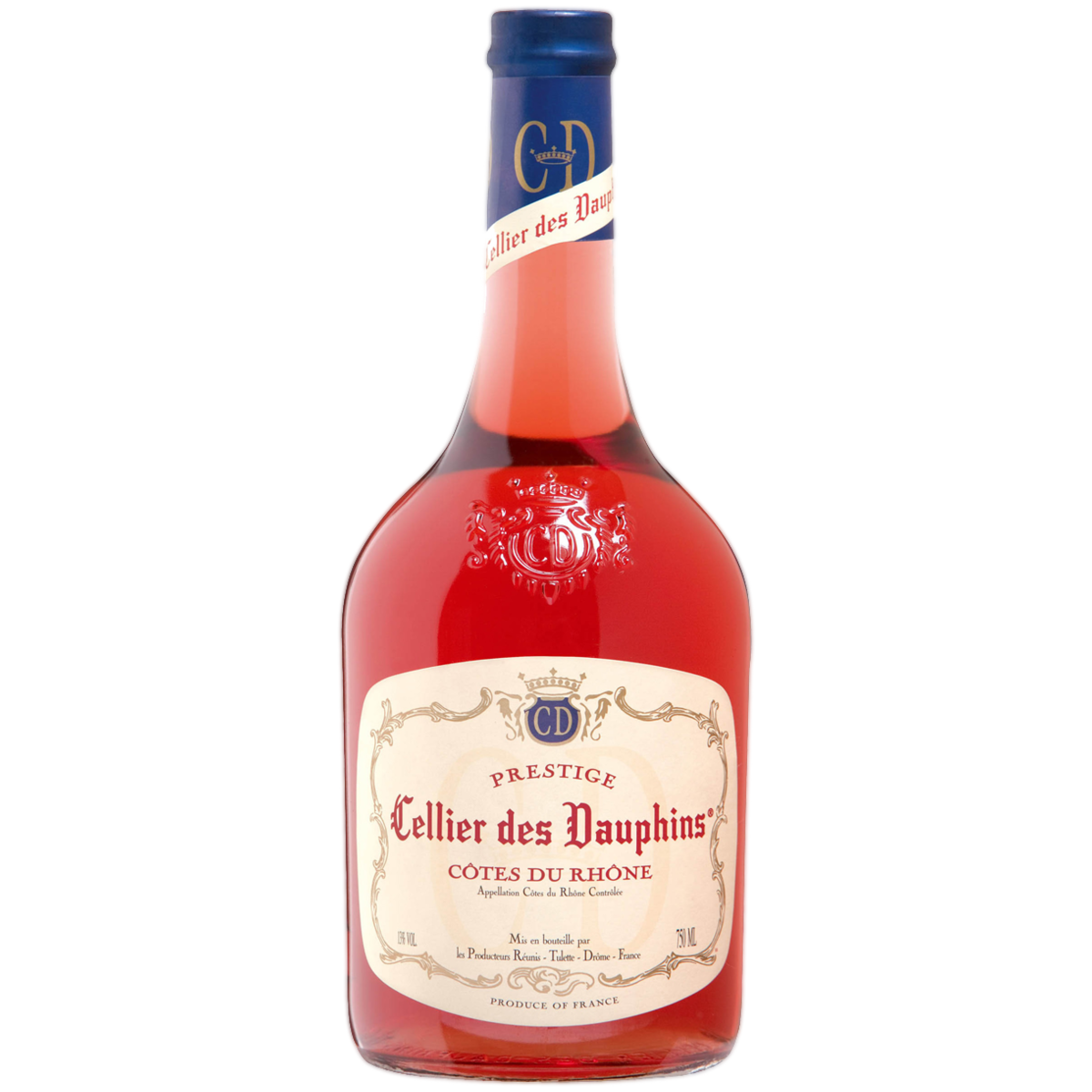 

Вино Cellier des Dauphins Cotes du Rhones розовое сухое 0,75 л