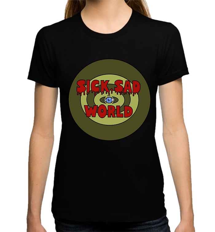 

Футболка женская Dream Shirts Дарья - Sick Sad World 556003111 черная L, Черный, "Дарья - Sick Sad World" 556003111