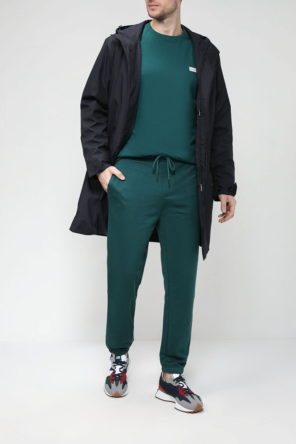 

Спортивные брюки мужские MARCO DI RADI MDR23022240 зеленые 3XL, Зеленый, MDR23022240