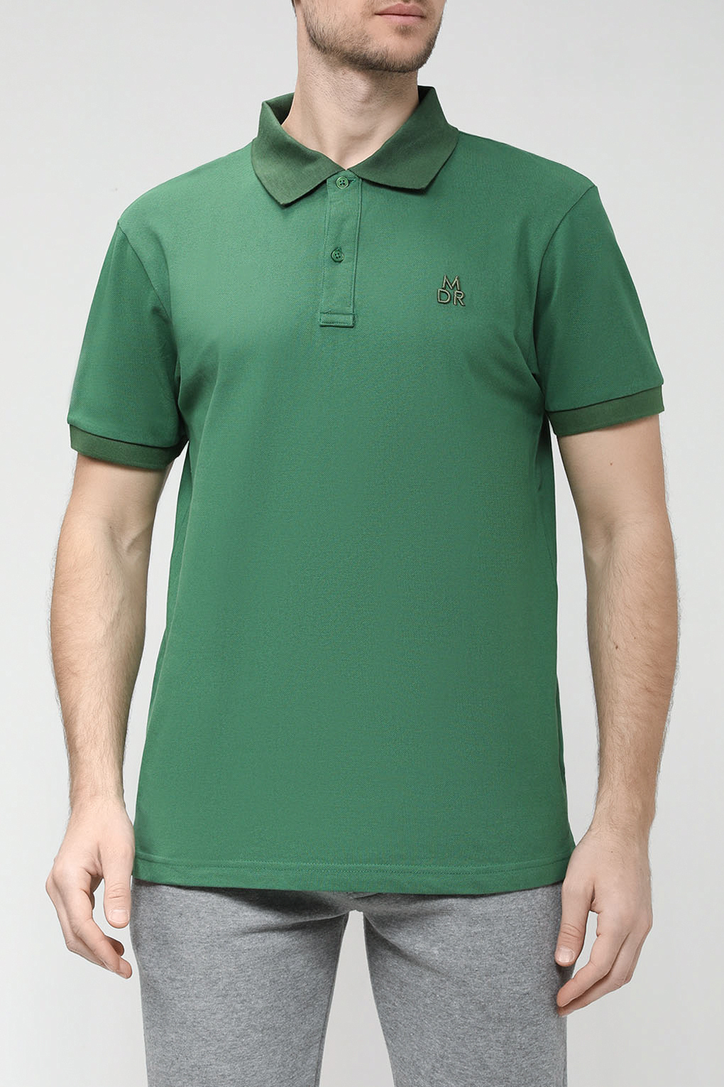 

Футболка мужская MARCO DI RADI MDR230412190 зеленая 2XL, Зеленый, MDR230412190