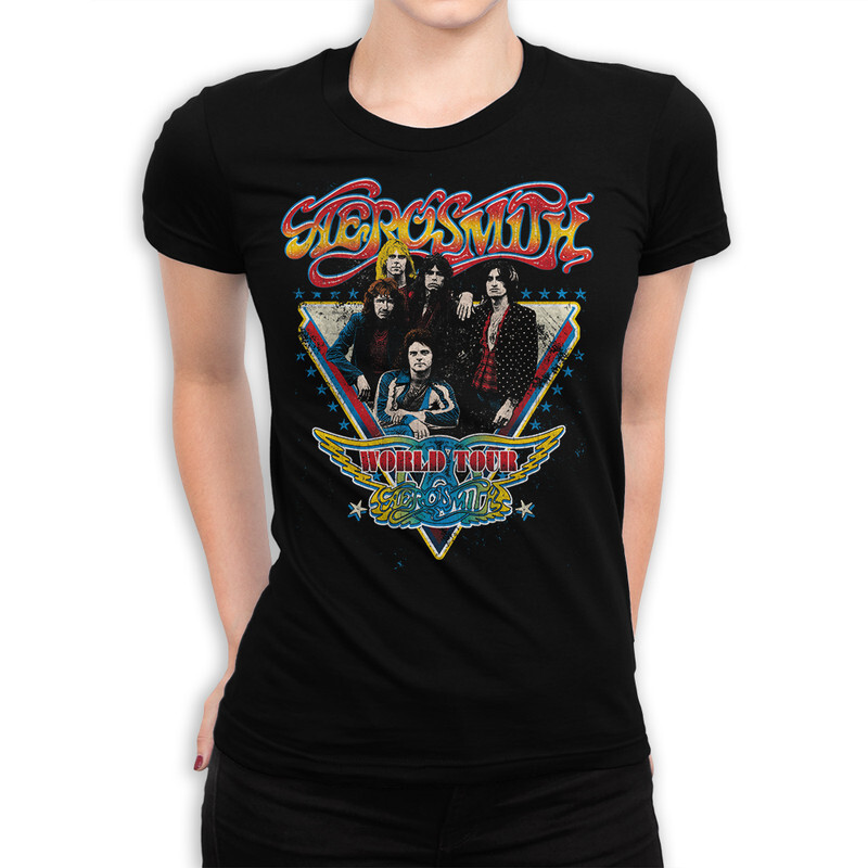 

Футболка женская Dream Shirts Aerosmith 556007111 черная 3XL, Aerosmith 556007111