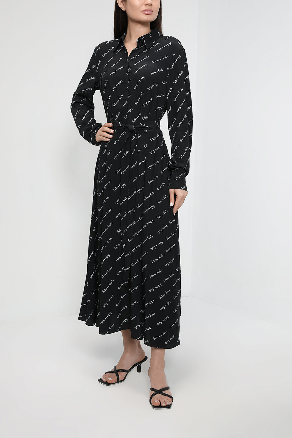 

Платье женское SABRINA SCALA SS23015299 черное S, Черный, SS23015299