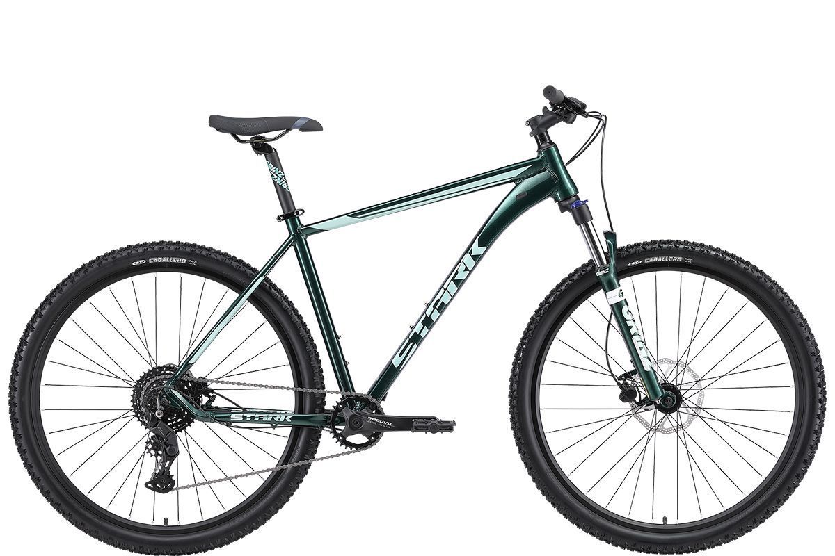 Велосипед Stark Router 29.4 HD темно-зеленый металлик/мятный 22
