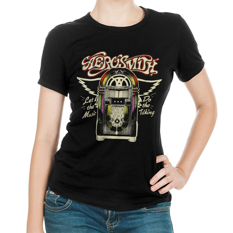 

Футболка женская Dream Shirts Aerosmith 556008111 черная 3XL, "Aerosmith" 556008111