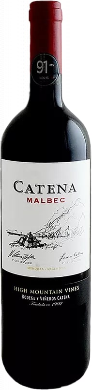

Вино Catena Malbec Mendoza красное сухое 13,5% 0,75 л