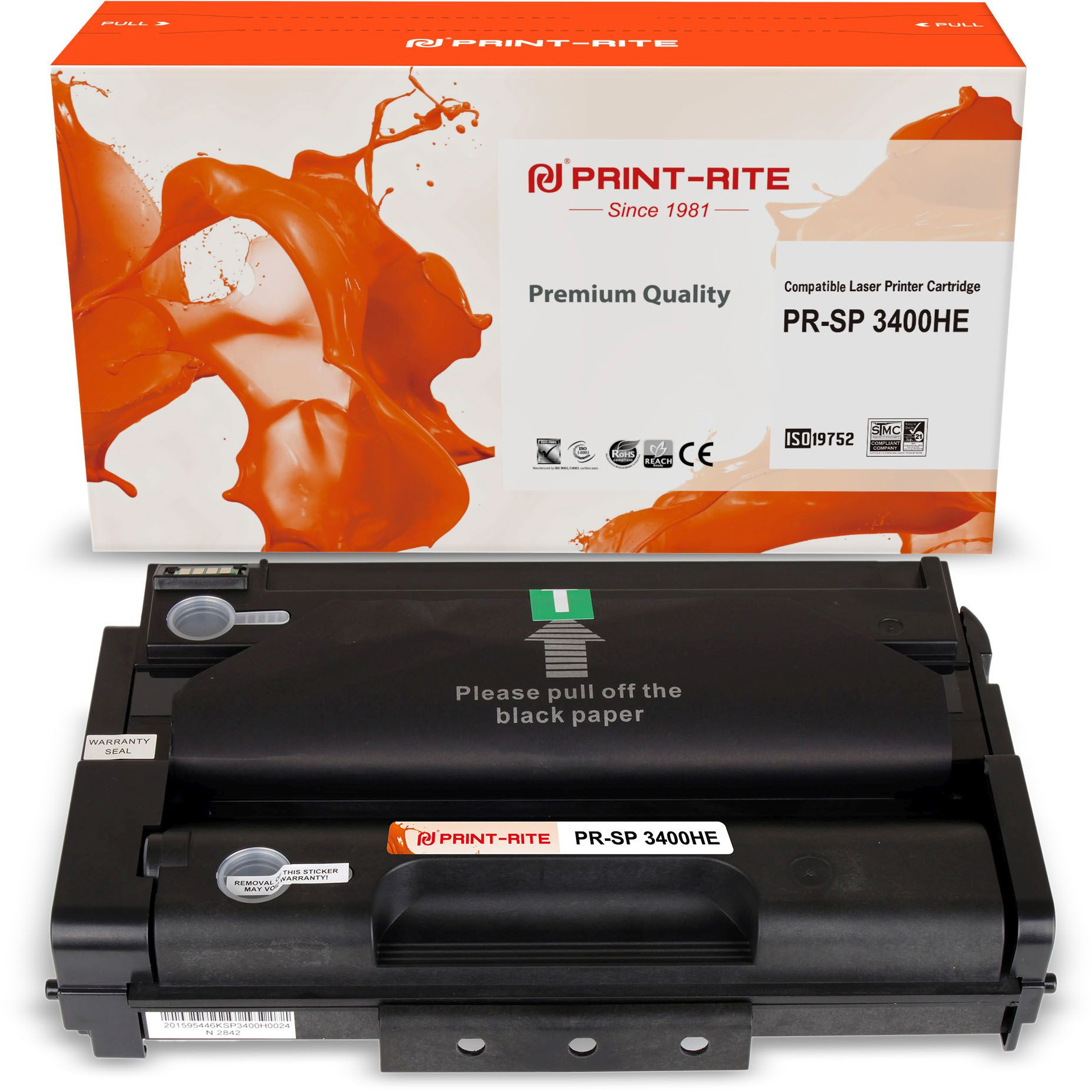 

Картридж для лазерного принтера Print-Rite 1811700 Black, совместимый, Черный