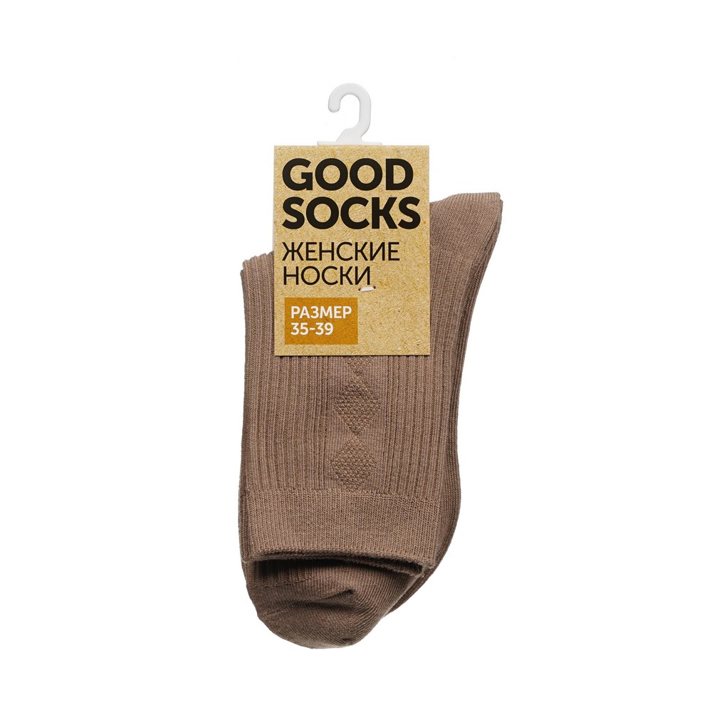 Носки женские Good Socks GSodp коричневые 35-39