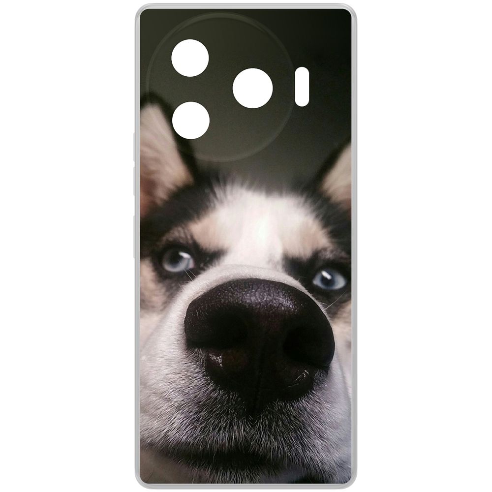 

Чехол-накладка Krutoff Clear Case Нос для TECNO Camon 30 Pro 5G, Прозрачный