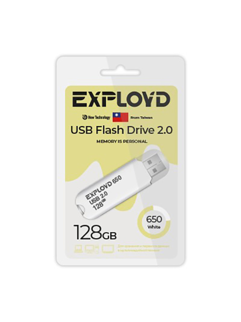 Флешка Exployd 650 128ГБ White (EX-128GB-650-White)