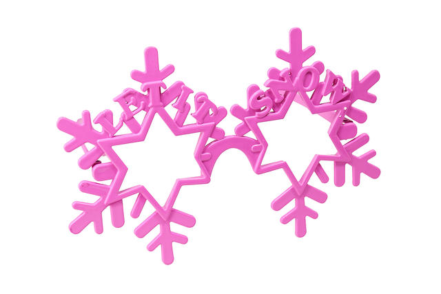 фото Карнавальные аксессуары гк сфера карнавальные очки пластиковые снежинки розовые