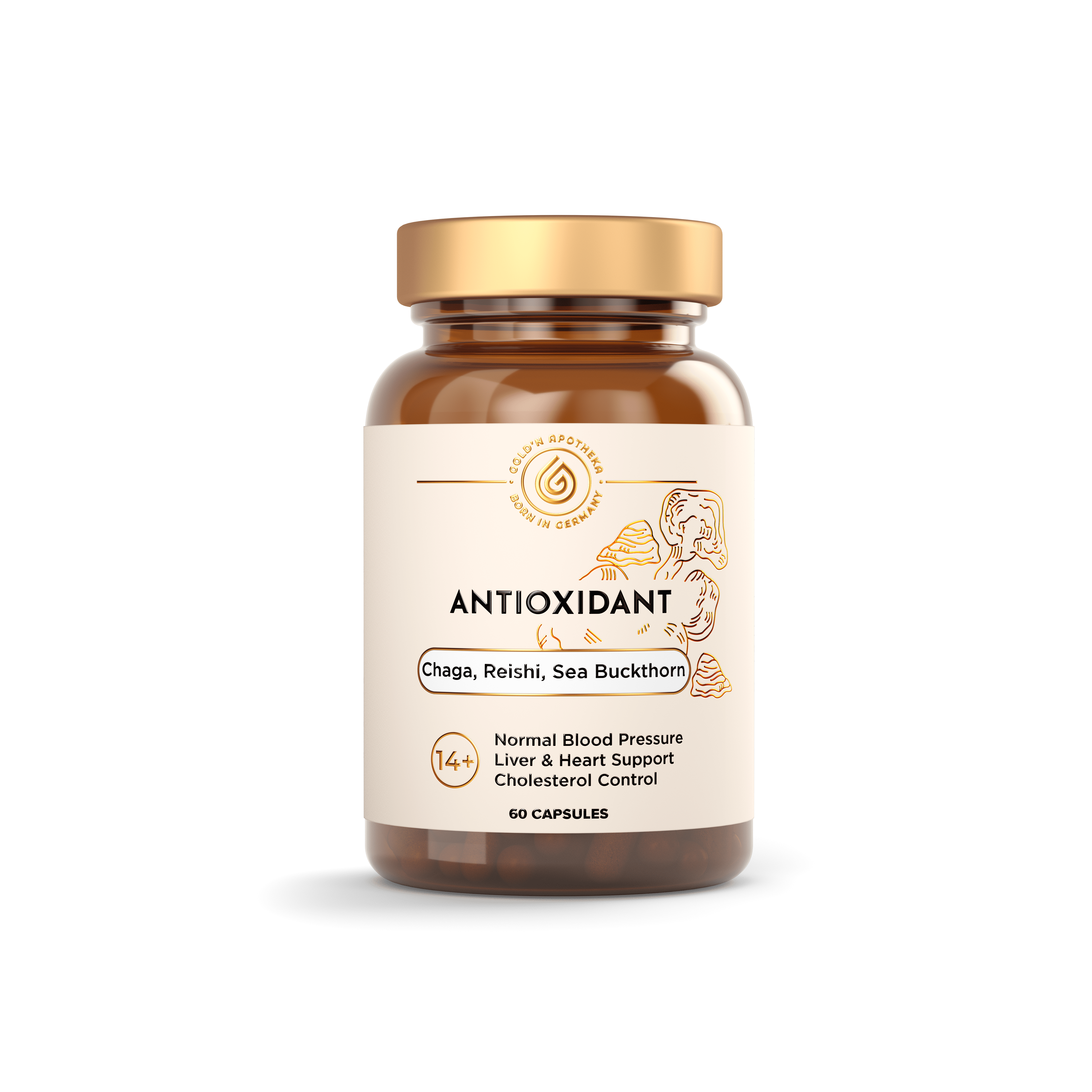 Антиоксидантный комплекс GOLD'N APOTHEKA ANTIOXIDANT капсулы 60 шт.