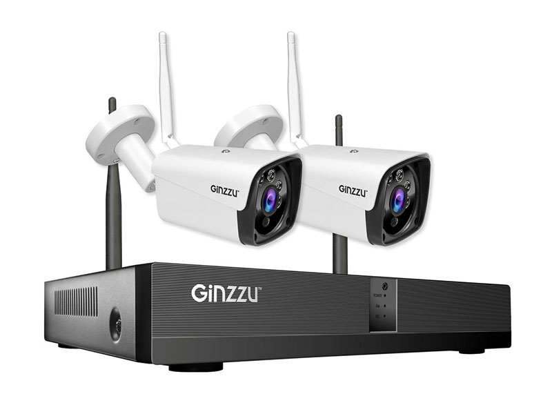 блок питания ginzzu cb450 450 вт Комплект видеонаблюдения Ginzzu HK-4202W