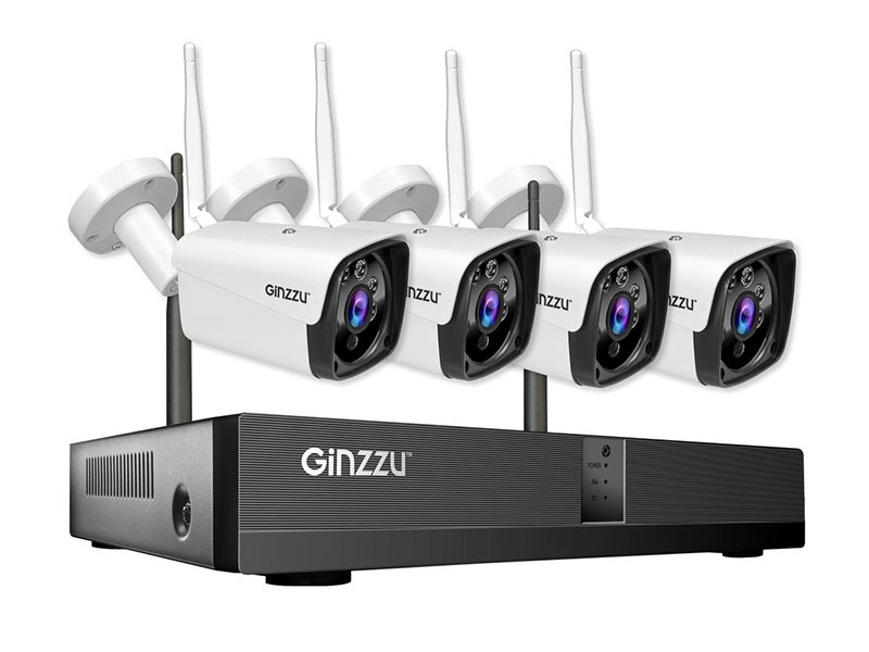 

Комплект видеонаблюдения Ginzzu HK-4401W