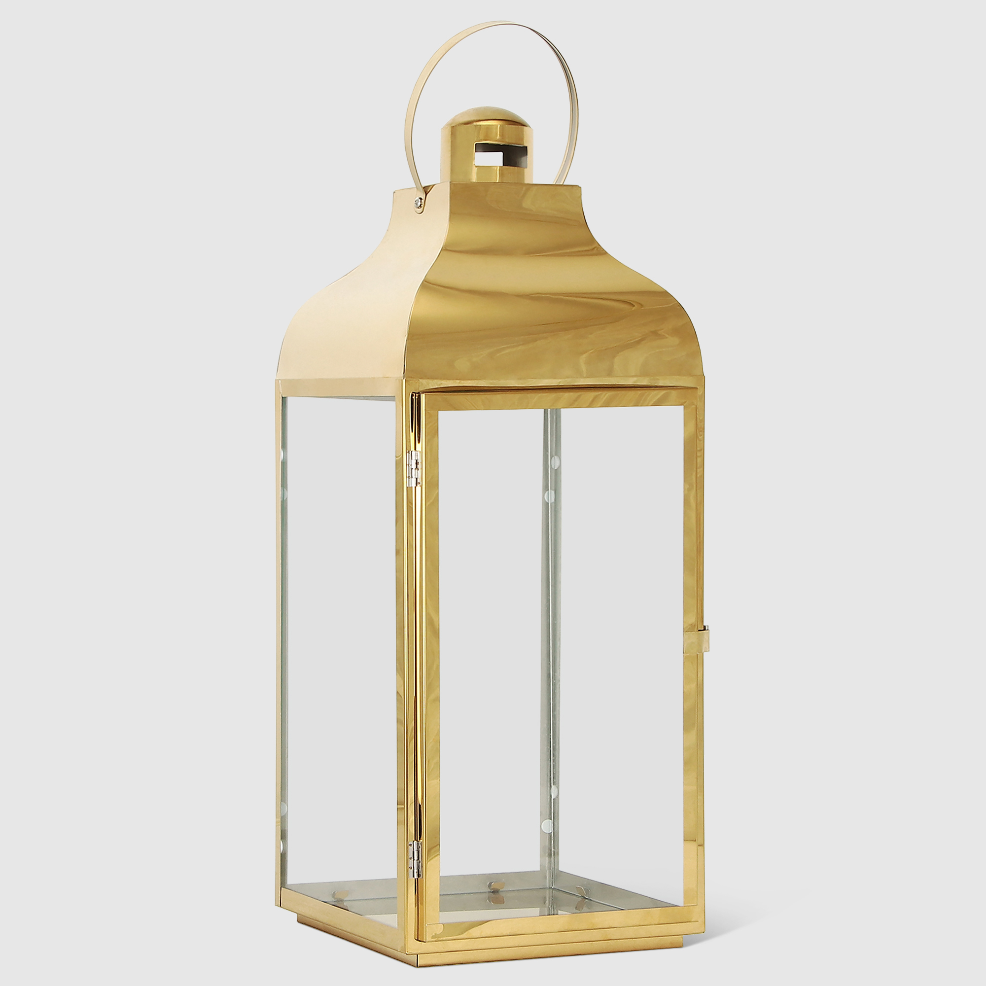 

Подсвечник-фонарь Dekor pap золотистый сталь большой