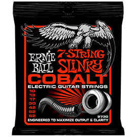 фото Струны для электрогитары ernie ball 2730 cobalt skinny top heavy bottom 7