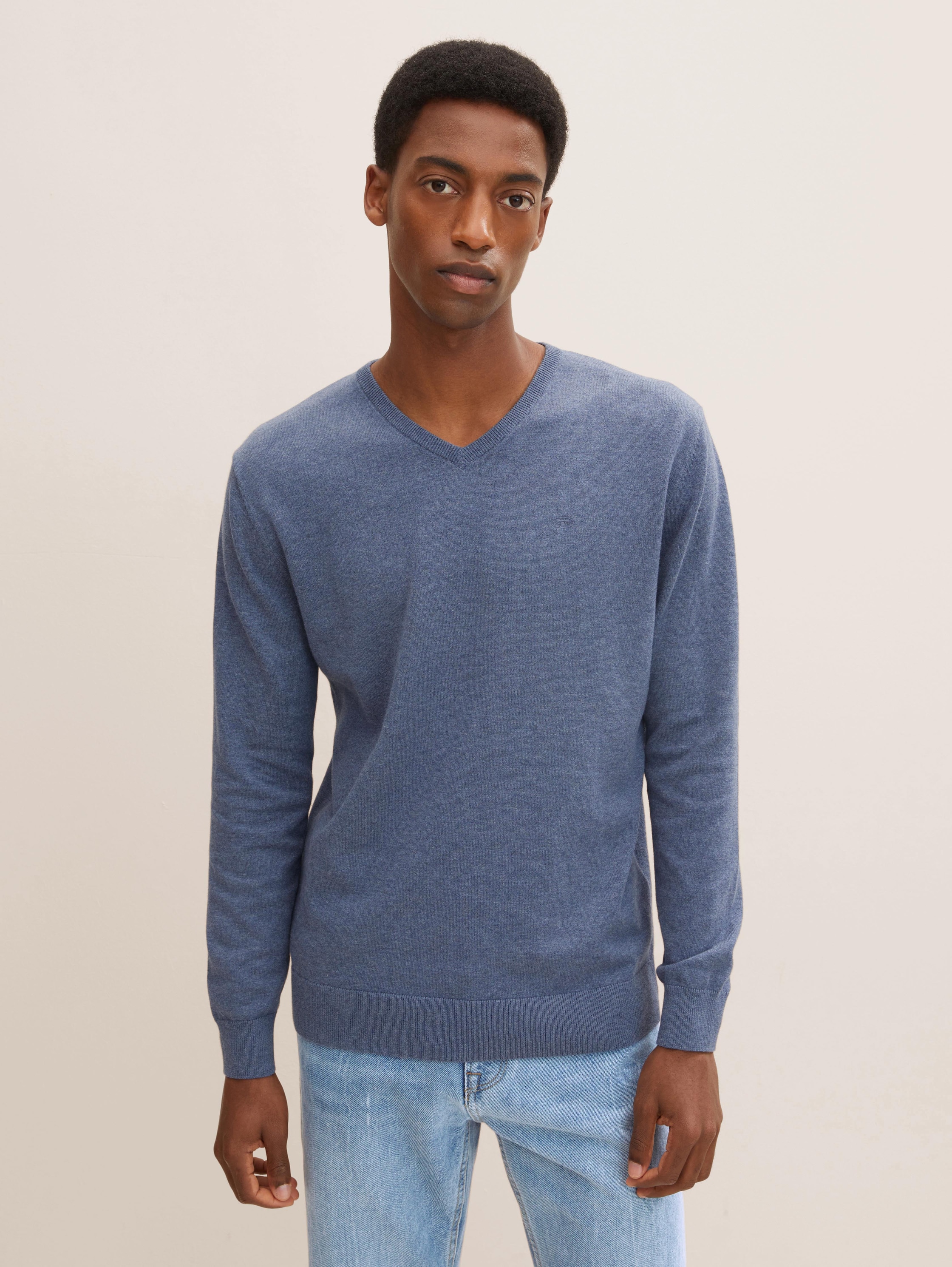 

Пуловер мужской Tom Tailor 1012820 синий 3XL, 1012820