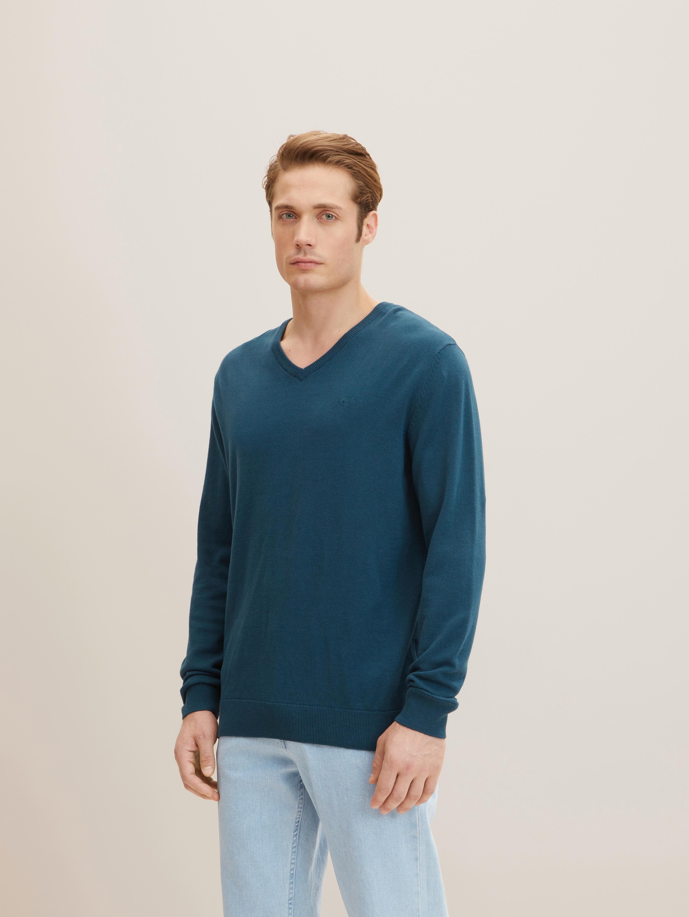 

Пуловер мужской Tom Tailor 1031900 зеленый 2XL, 1031900